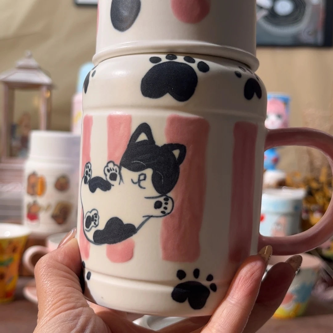 景德镇陶瓷手绘文创水杯