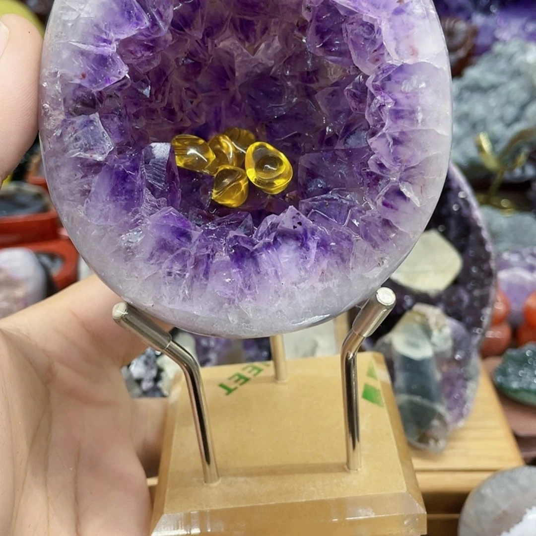 大型摆件（非配饰）紫晶未镶嵌