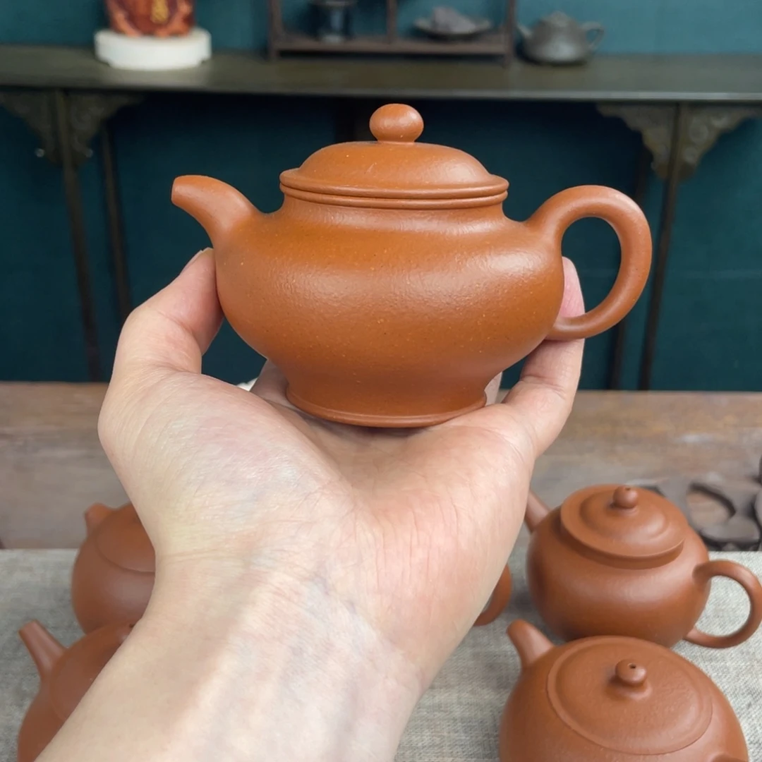 红***蕉段泥茶壶宜兴紫砂工艺