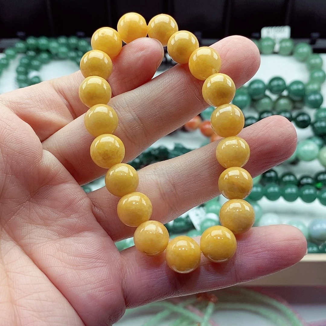 翡翠未镶嵌毛衣链