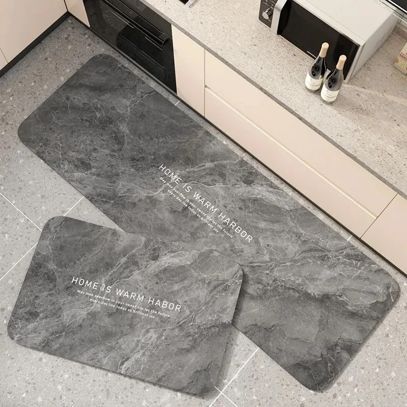 5号家用厨房硅藻泥防水吸油防滑厨房浴室硅藻泥吸水地垫