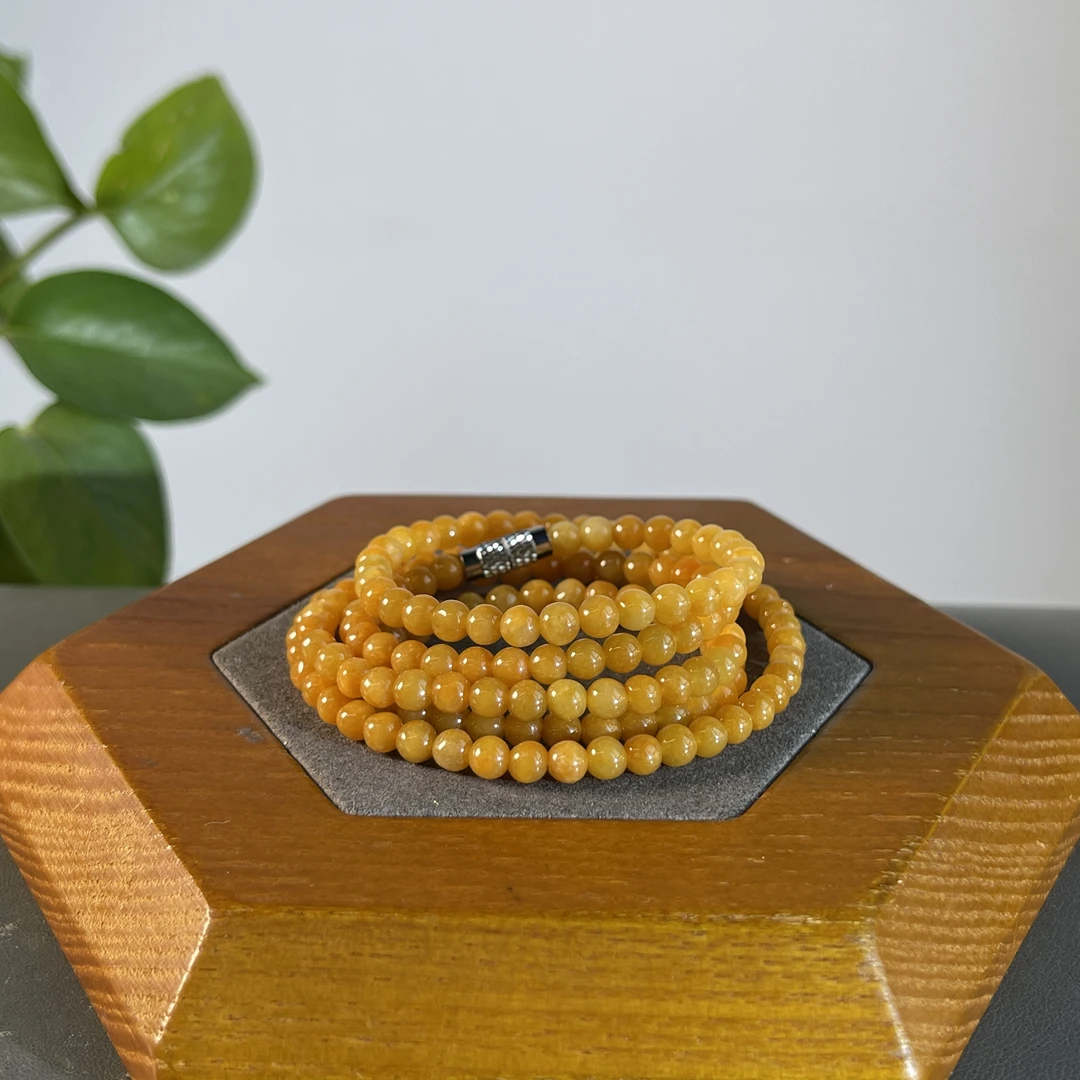 JTW11-013 天然缅甸A货翡翠  翡翠珠链（含配饰）