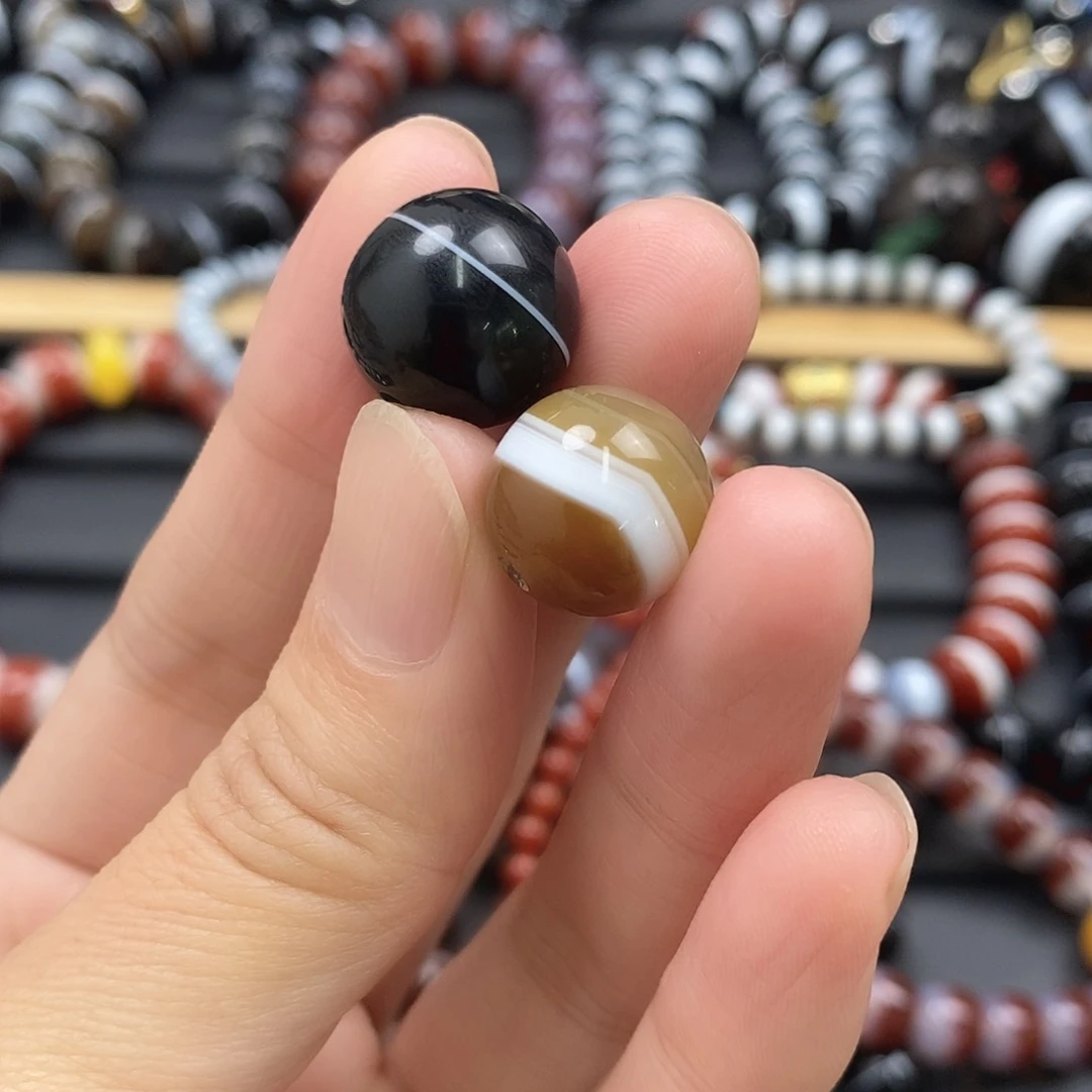 玛瑙/玉髓玛瑙单珠未镶嵌