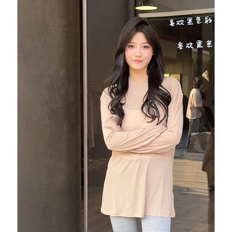 官方授权 rerek软糯清透长袖T