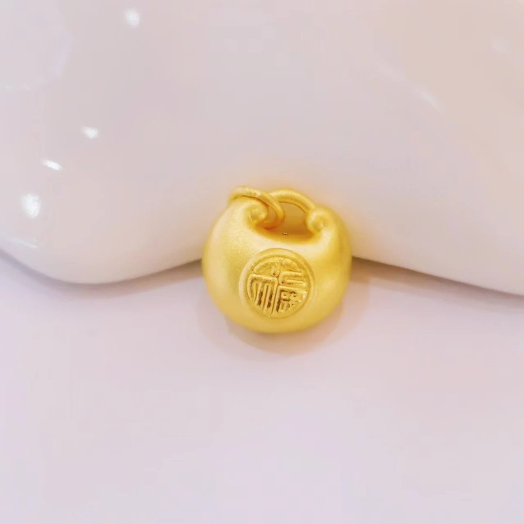 【富远黄金】足金硬金胖福