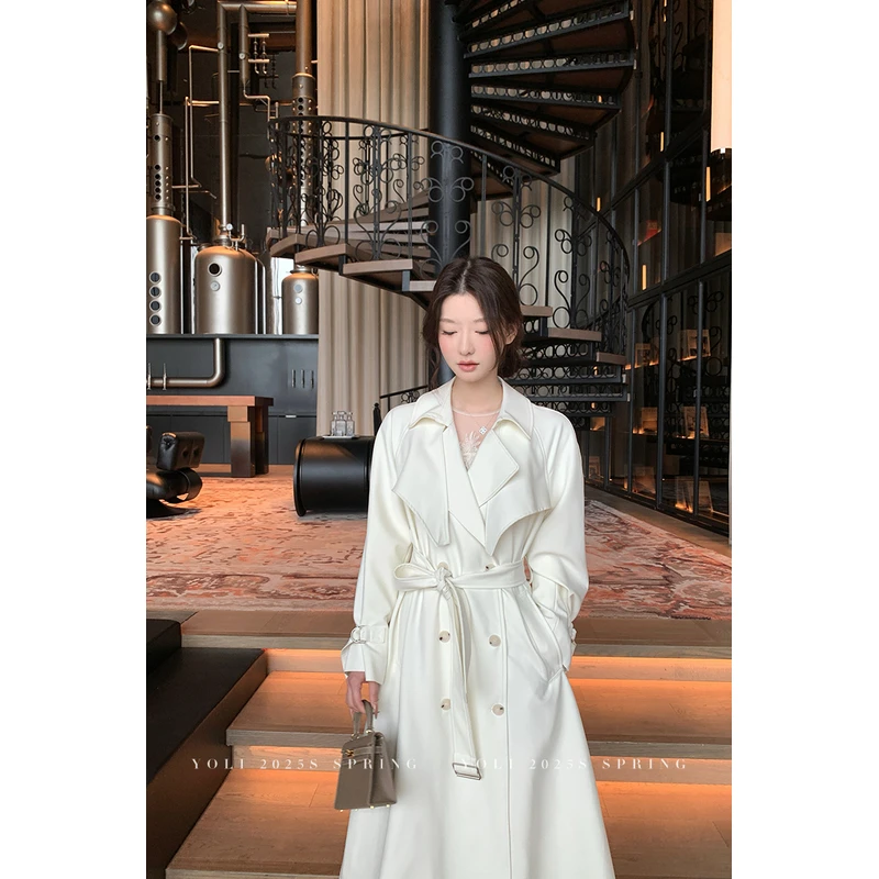 YOLI 张宥利 “南法卢浮”长款风衣