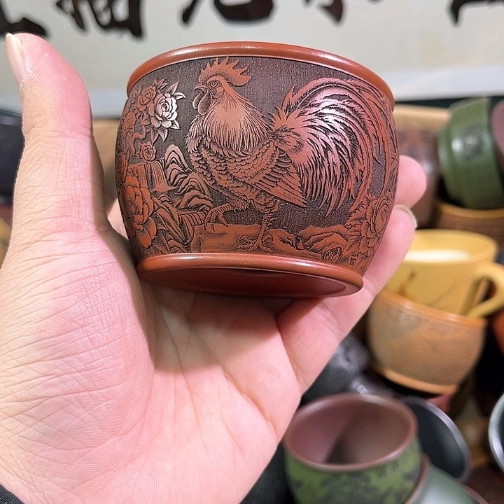 茶杯紫砂全手工紫砂主人杯