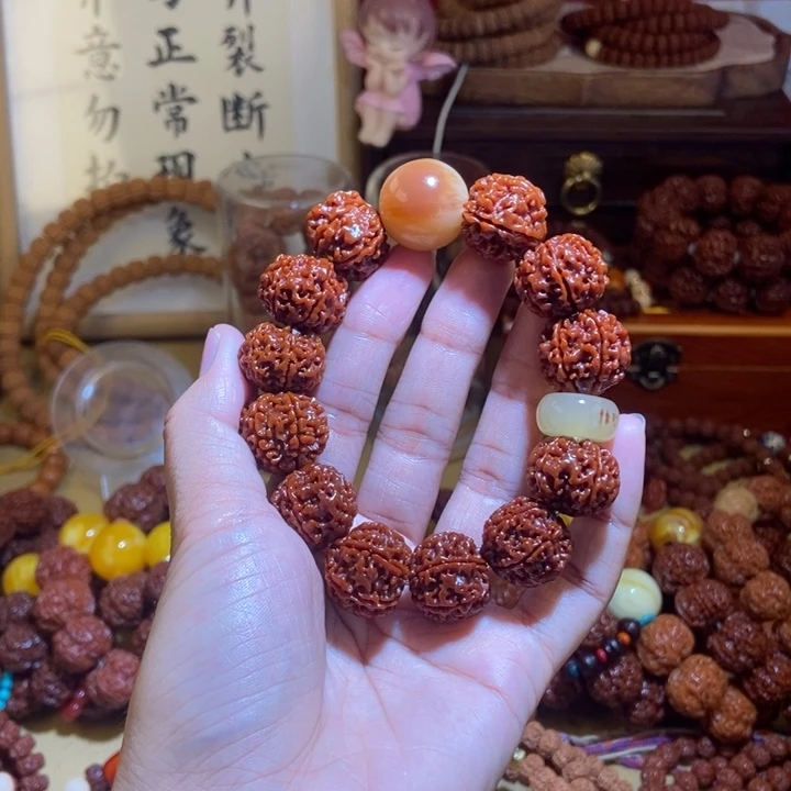 吊坠金刚菩提186玉化棕珠棕扣