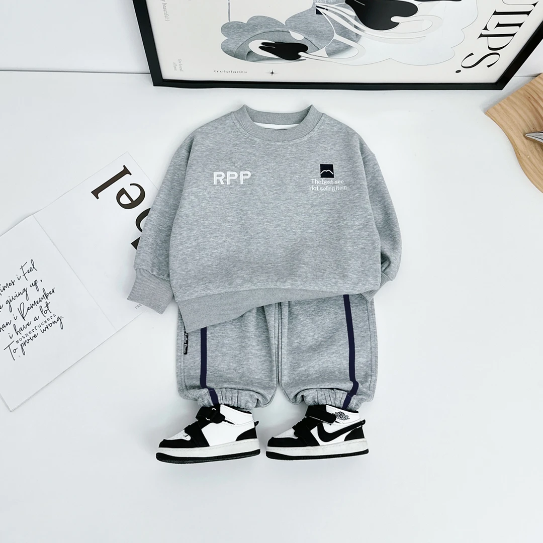 男童套装2025秋新款秋装儿童春秋季两件套 HZ25666 悠悠童话童装