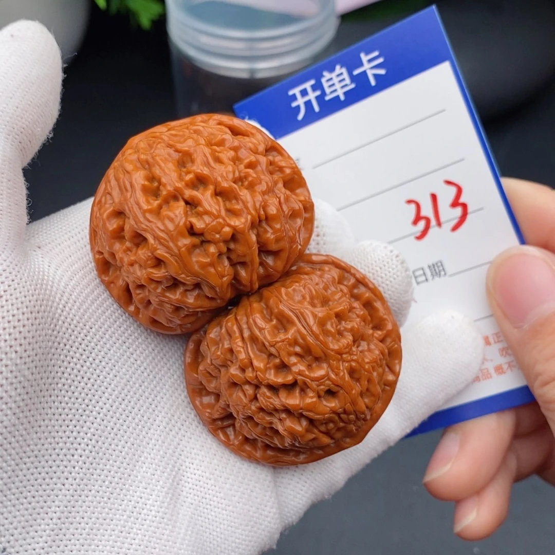 文玩核桃把件43水龙纹313