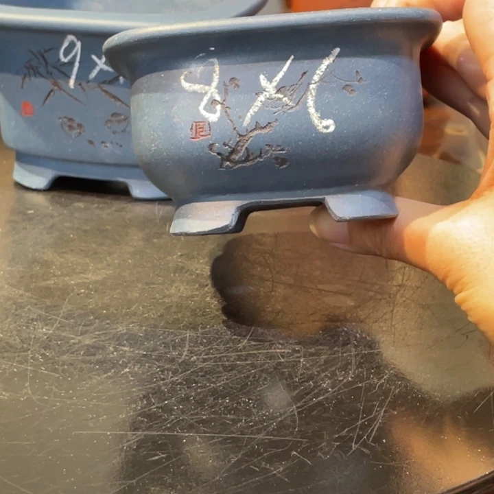 花盆紫砂你的意思