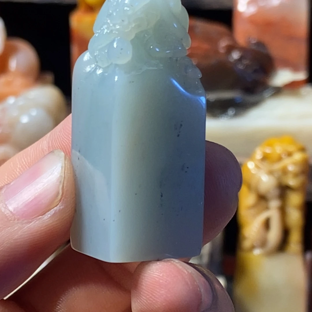 印石寿山石天青蓝1.5/1.6/4.3