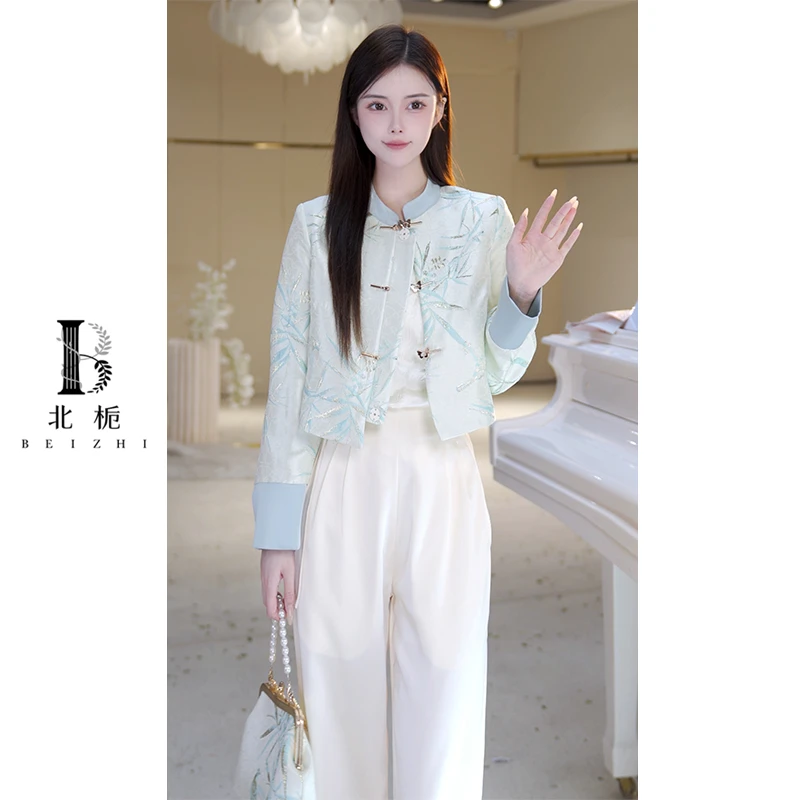 【节节高】套装蝴蝶盘扣国风812184