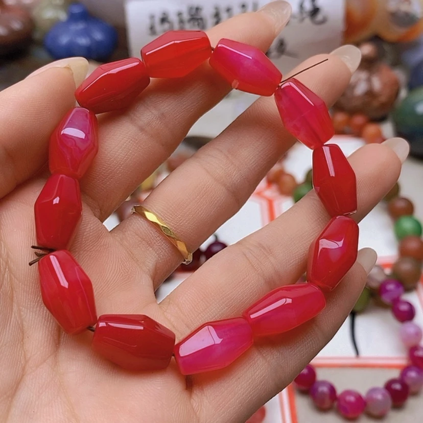 【闪购商品】未镶嵌玛瑙/玉髓珠宝半成品明***果