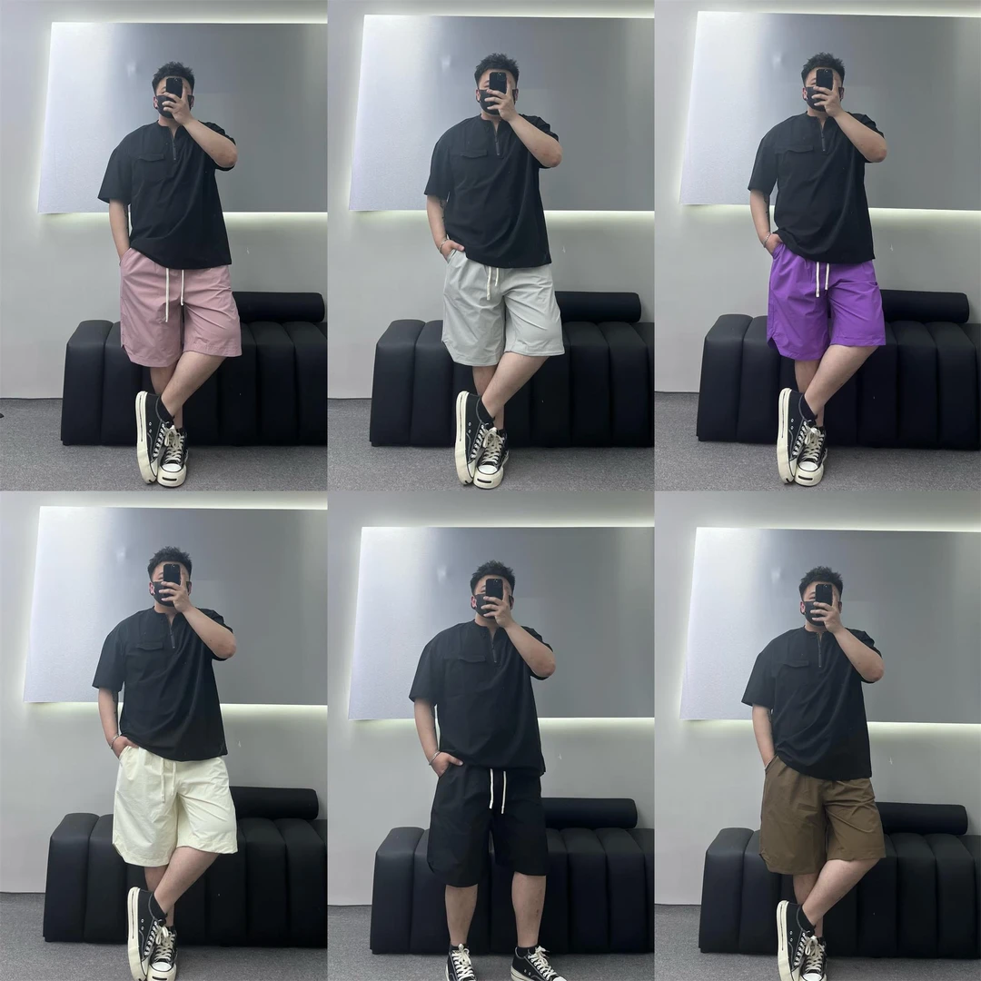 【DK01】山系轻户外凉感防水短裤 男女同版运动休闲弹力通勤短裤