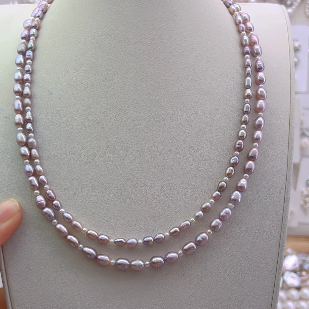 淡水珍珠套链未镶嵌