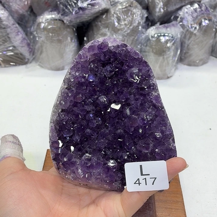 摆件水晶未镶嵌天然紫水晶