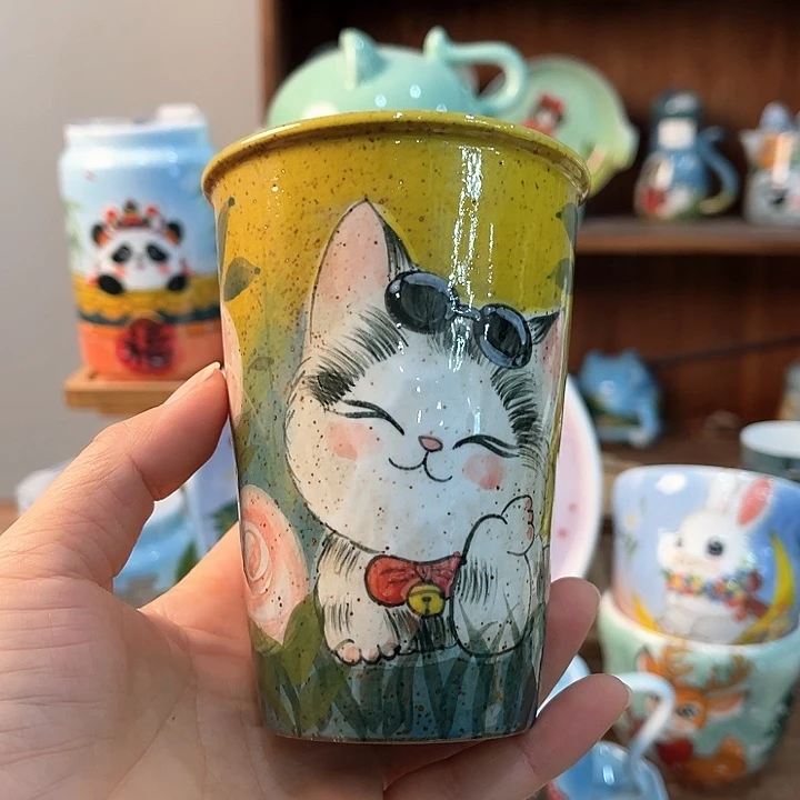 陶景德镇釉下手绘陶瓷