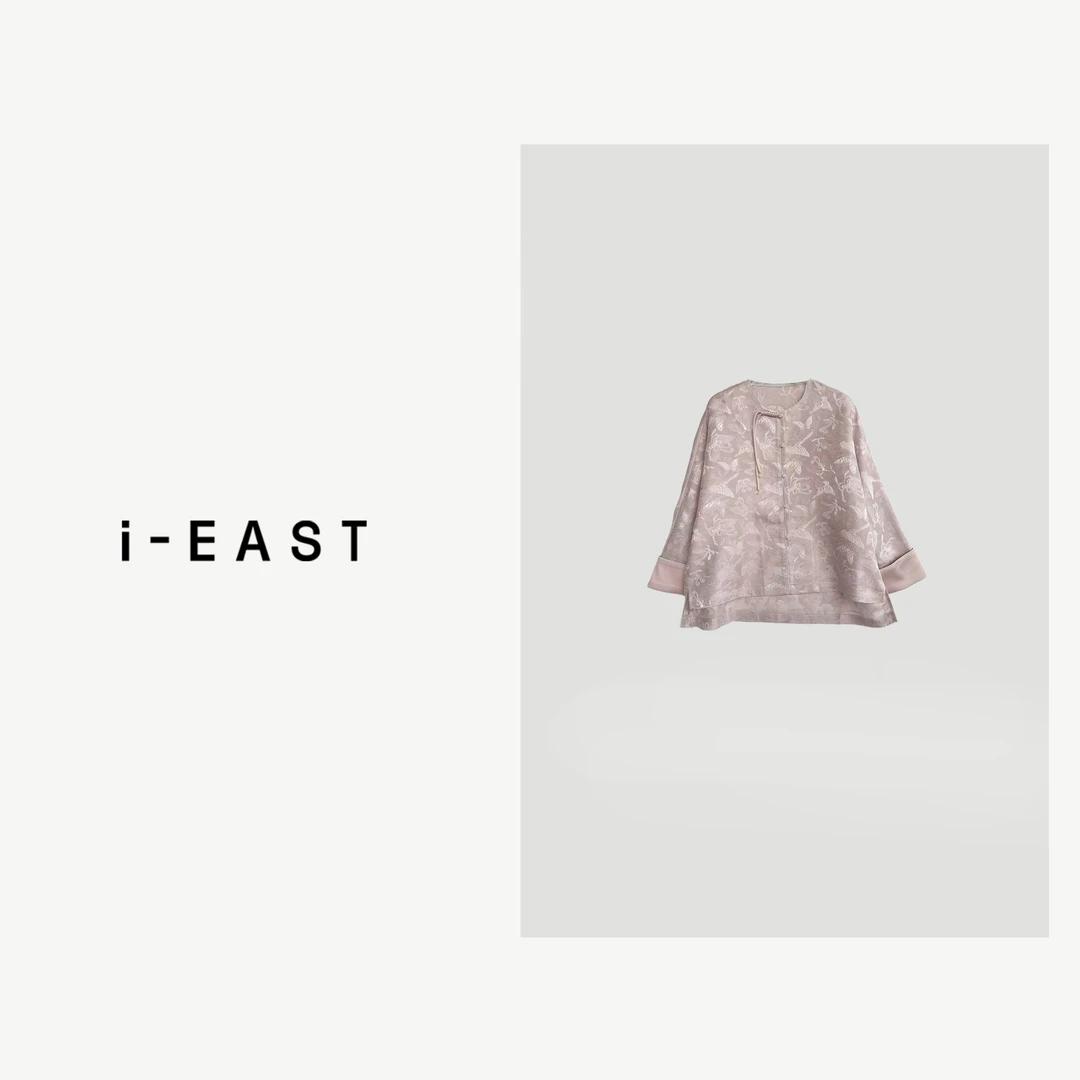 i-EAST 翩蝶物语~新中式提花设计感开衫外套-4X GF450