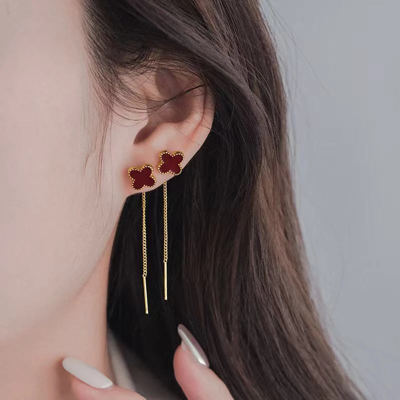 铜合金耳饰 D280时尚轻奢气质百搭优雅小众简约精致耳饰