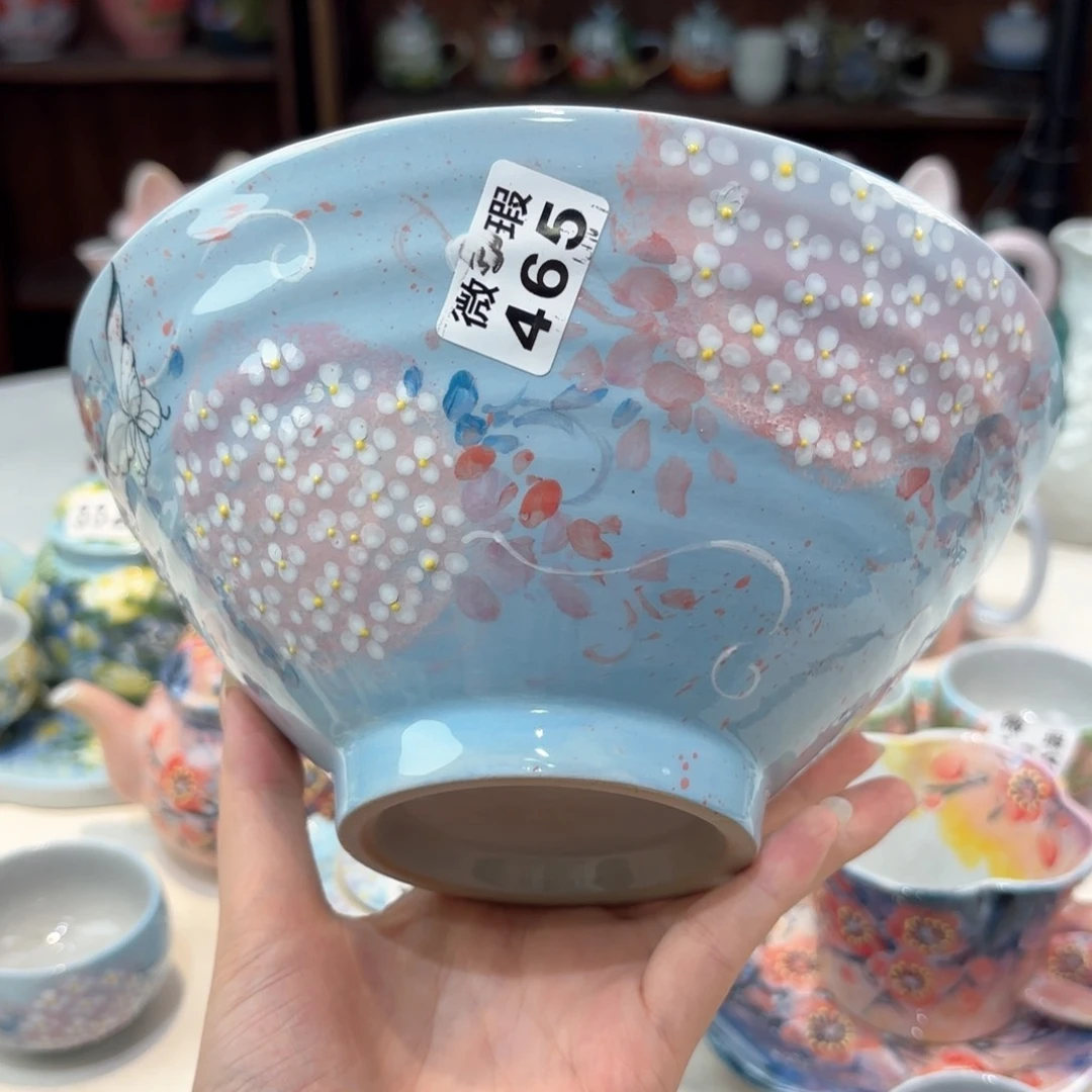 景德镇手绘高温釉下彩陶瓷茶具