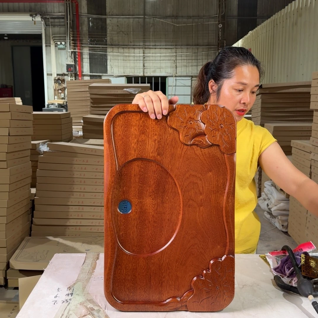 花梨木茶盘55*35尺寸