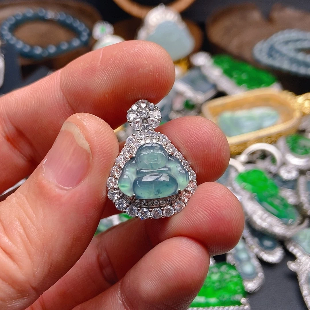 翡翠吊坠(不含链)未镶嵌663吊坠