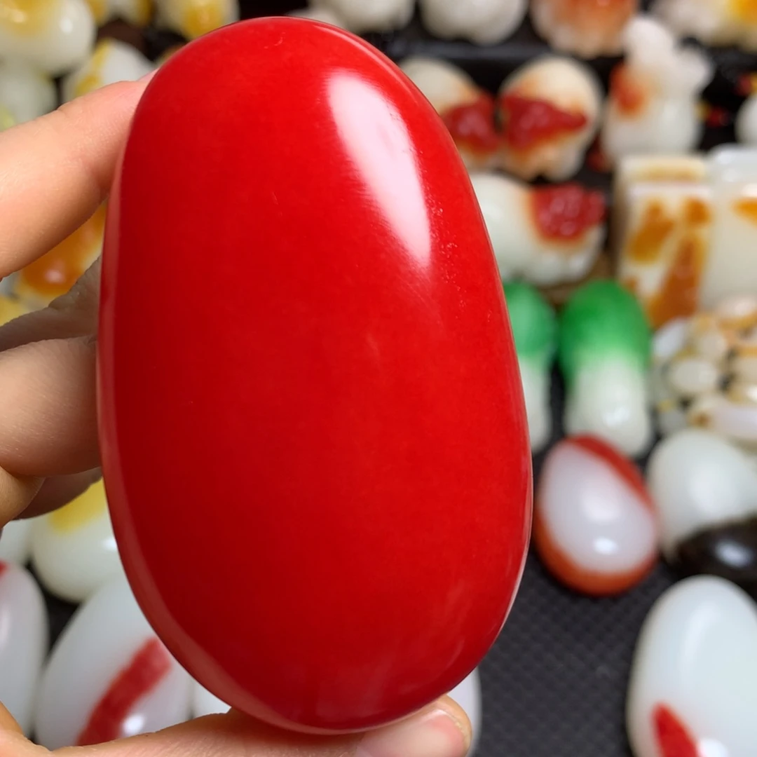 冰**莲新疆戈壁石五彩石