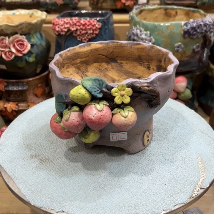 陶然多肉花盆百搭