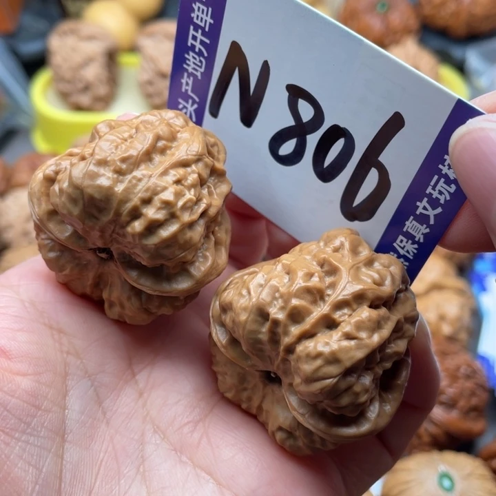 文玩核桃把件蛙蛙37尺