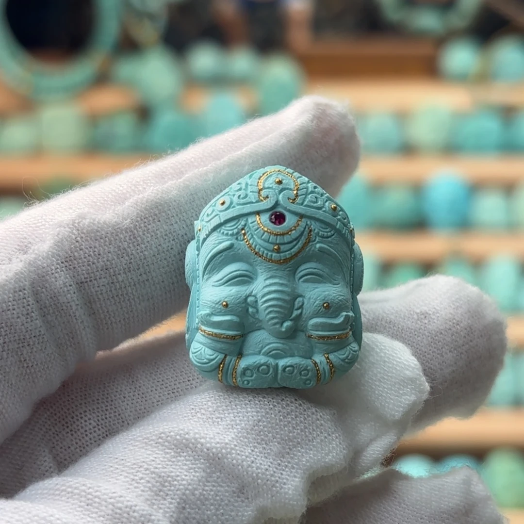 绿松石未镶嵌配饰