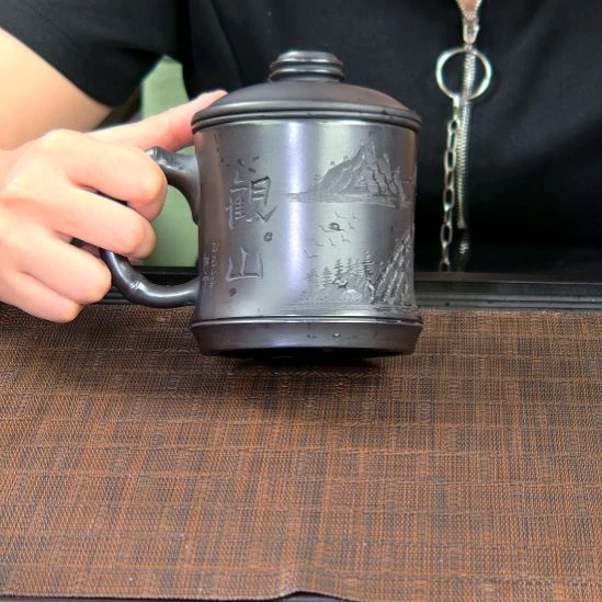 茶杯紫砂高货放漏