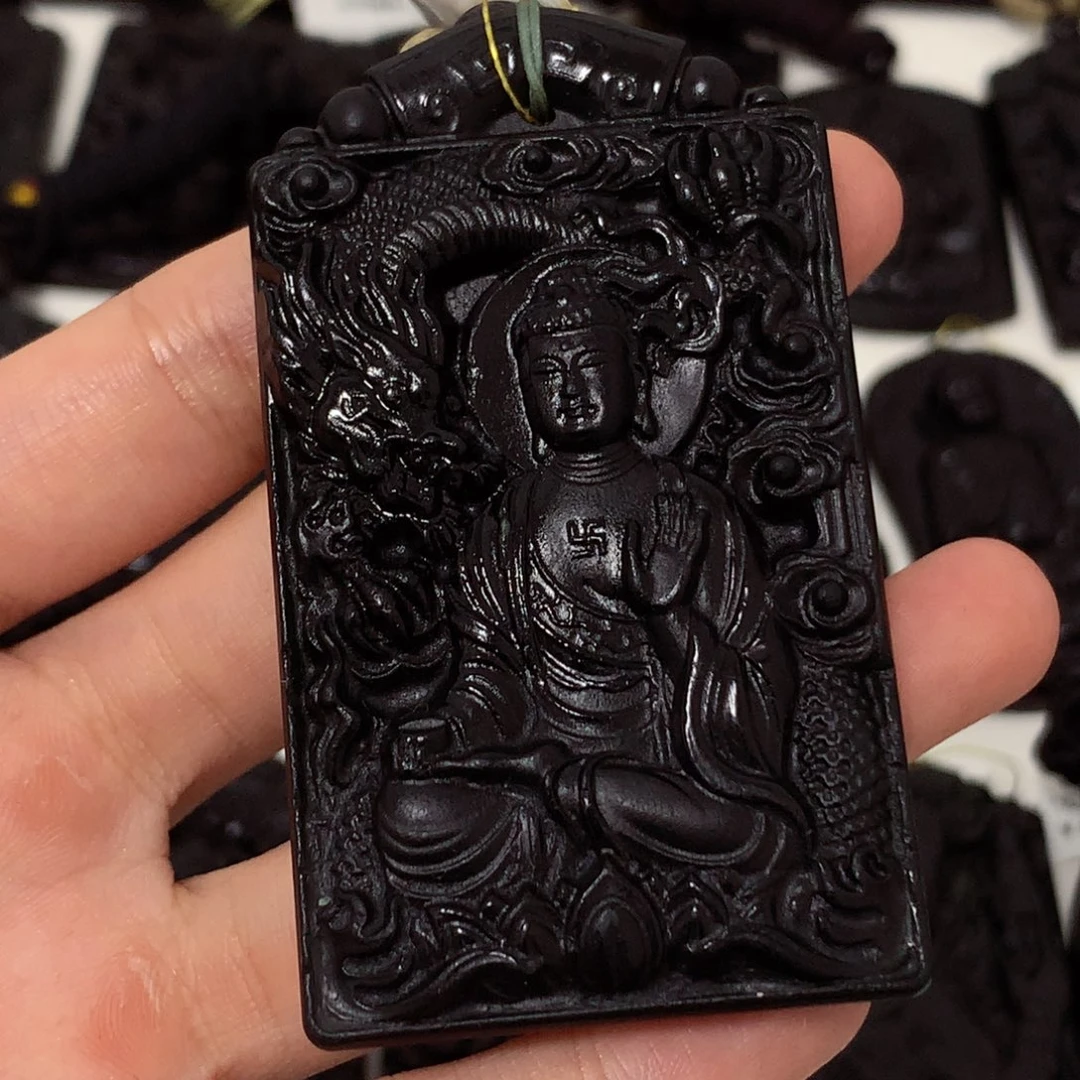 逍***在天然a货钢琴黑特色题材挂件