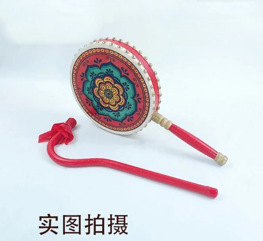 藏族热巴鼓艺考舞蹈表演牛皮成人