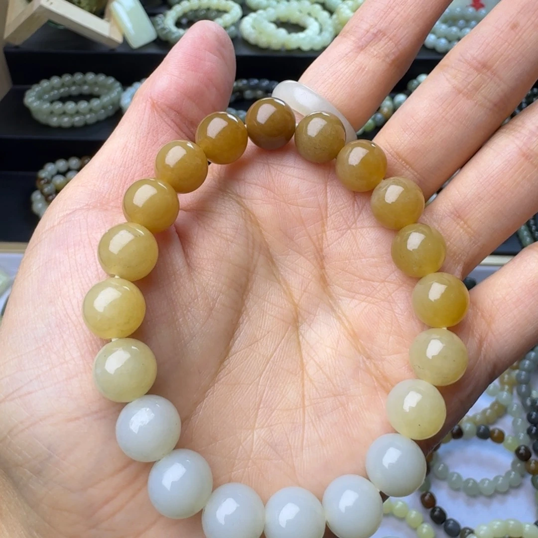 和田玉未镶嵌手链