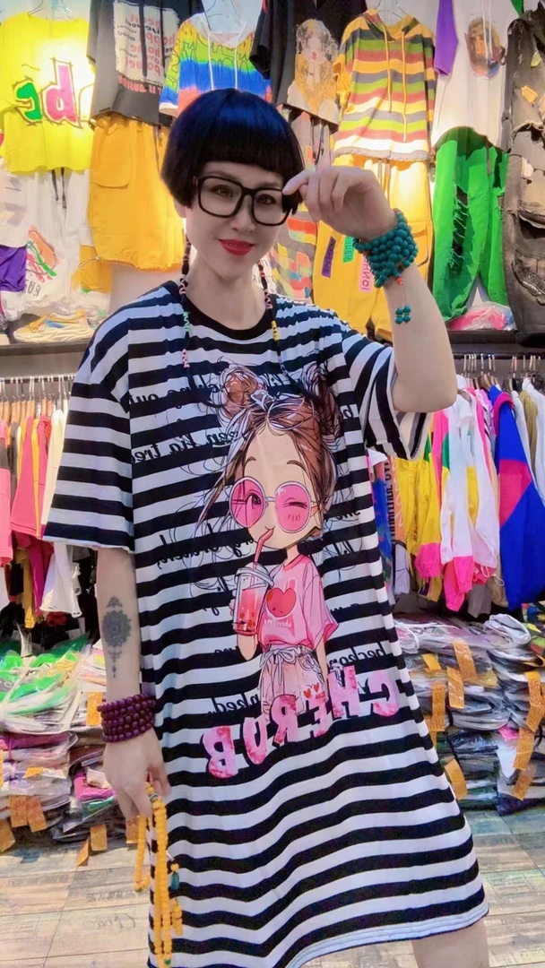 休闲手绘可爱睡衣家居服