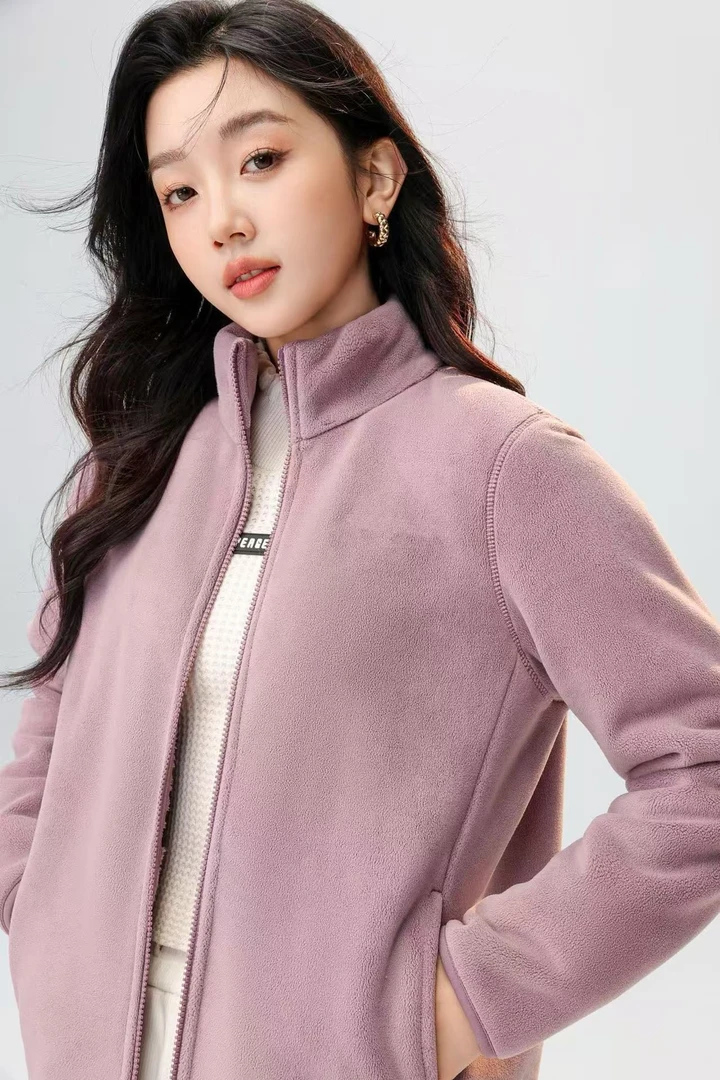 2025时尚新款情侣澳粒绒加厚外套AW028