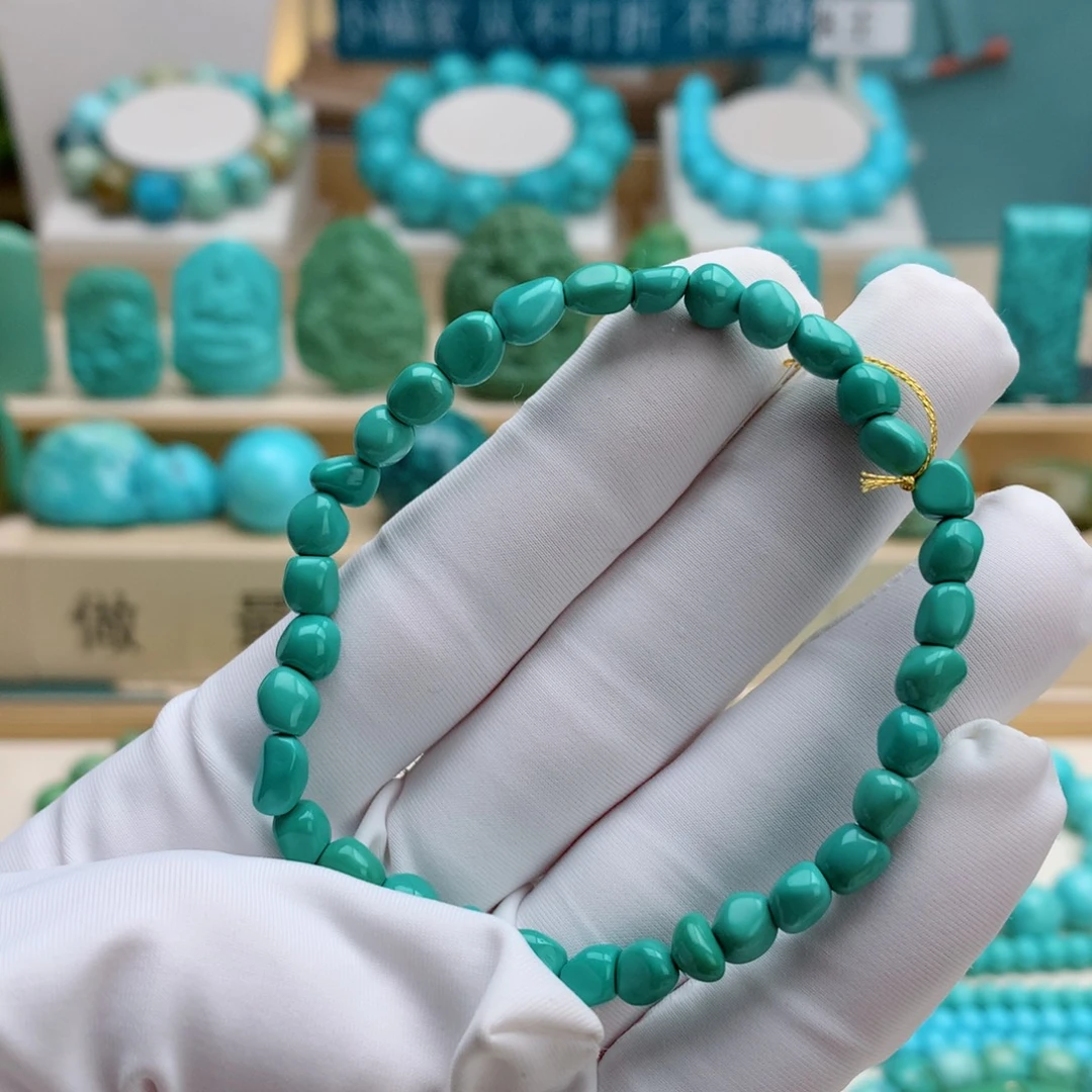 绿松石未镶嵌挂件