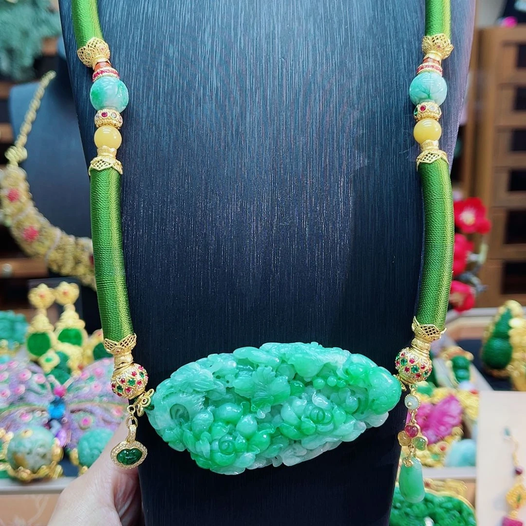 颈饰合金翡翠48小时鉴赏期1