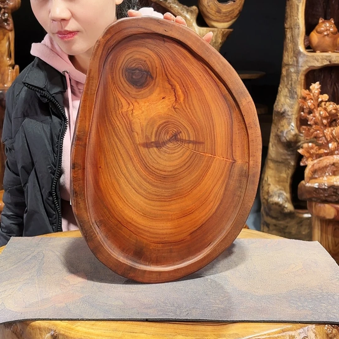 香樟木干泡盘38-27-3.5