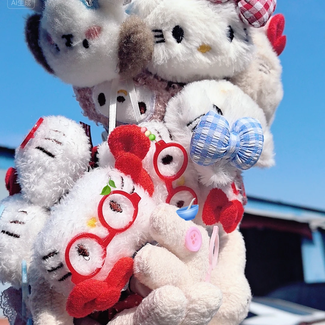 【到手20个】冬季大肠毛绒发圈女生用文具套装礼物