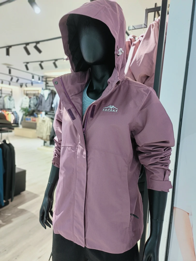 女款单层冲锋衣外套