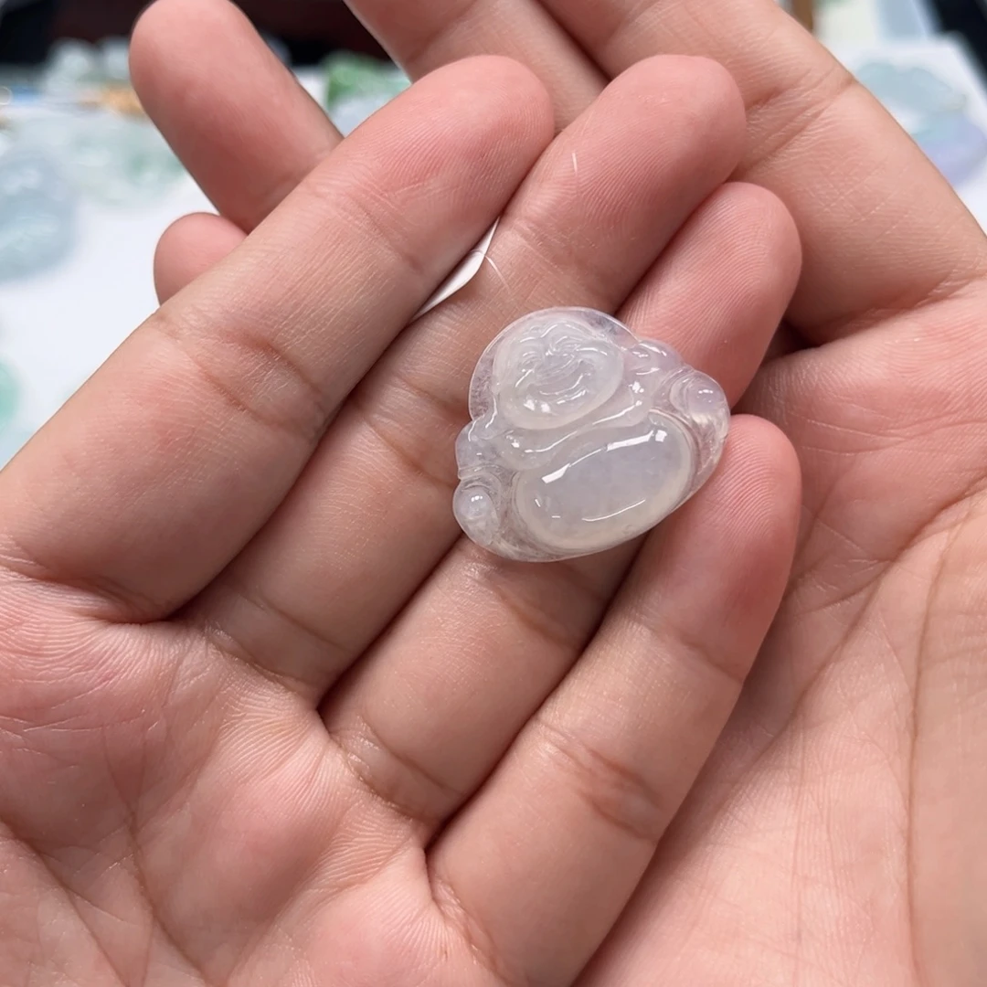 颈饰未镶嵌翡翠天然翡翠A货