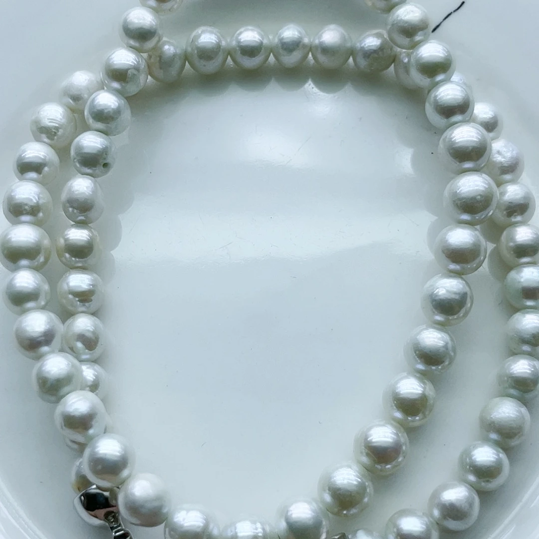 淡水珍珠颈饰钛钢