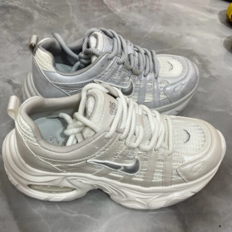 欧货超轻厚底夏季新款百搭增高休闲透气运动老爹鞋