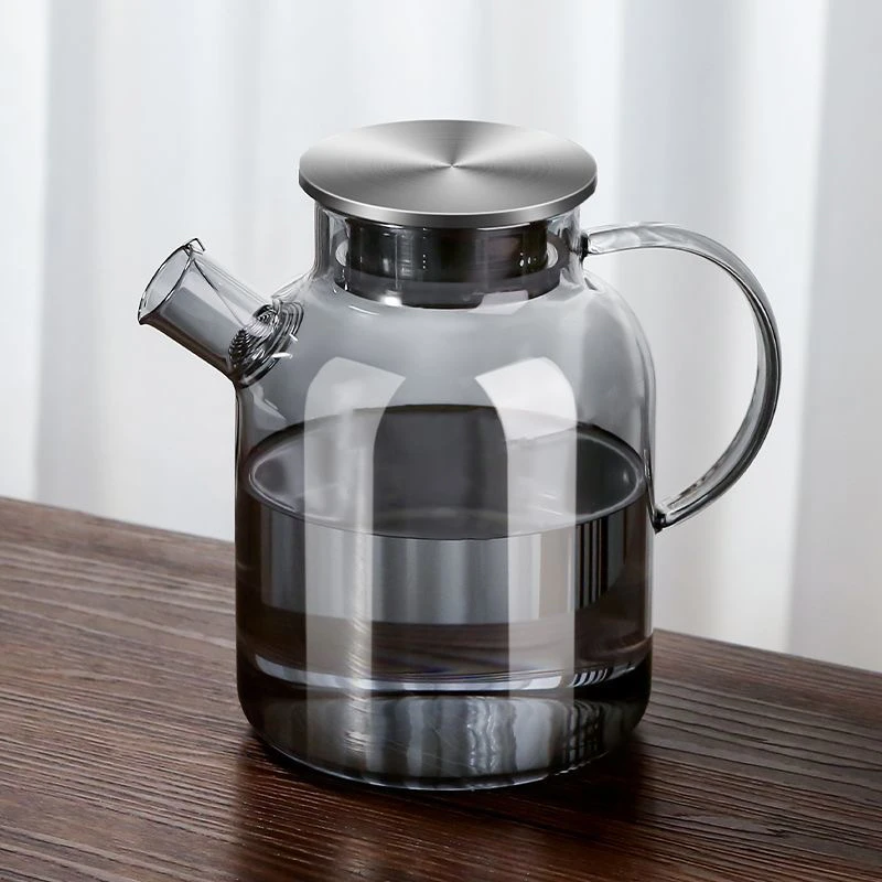 冷水壶耐热玻璃凉水壶花茶壶扎壶大容量泡茶壶煮茶壶