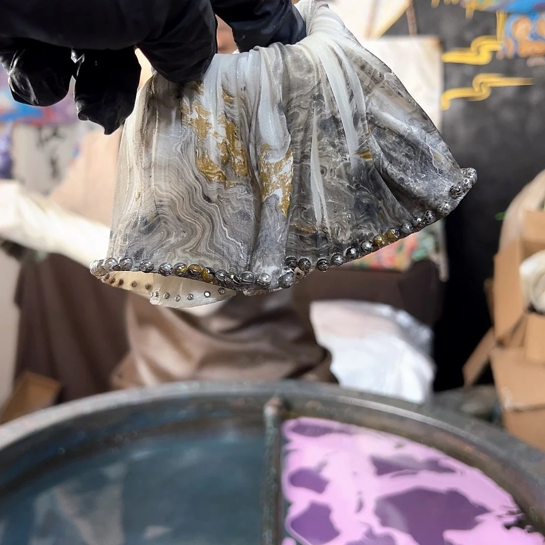 271新款百褶裙熔岩金