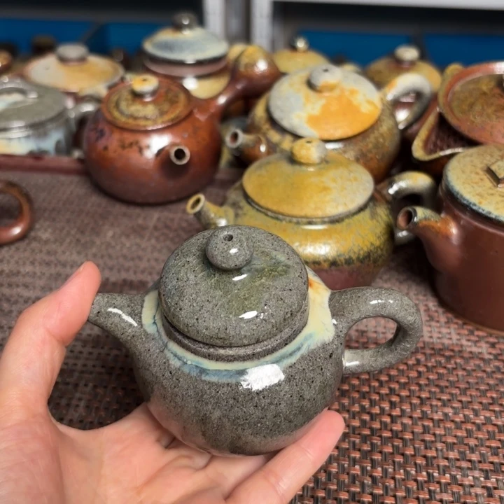 茶杯紫砂玉化小壶