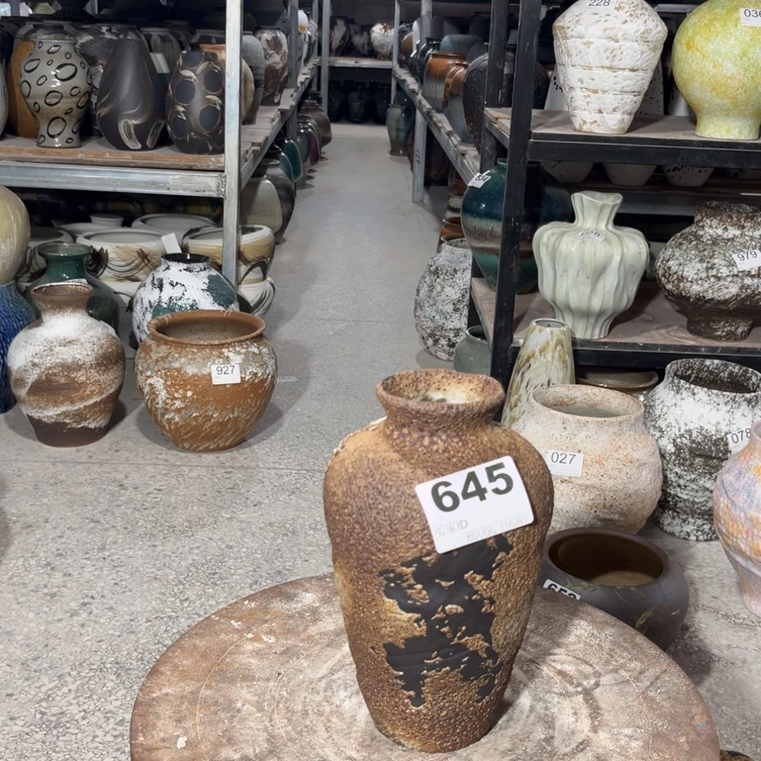 景德镇陶瓷花器默认无孔编号645口6高25