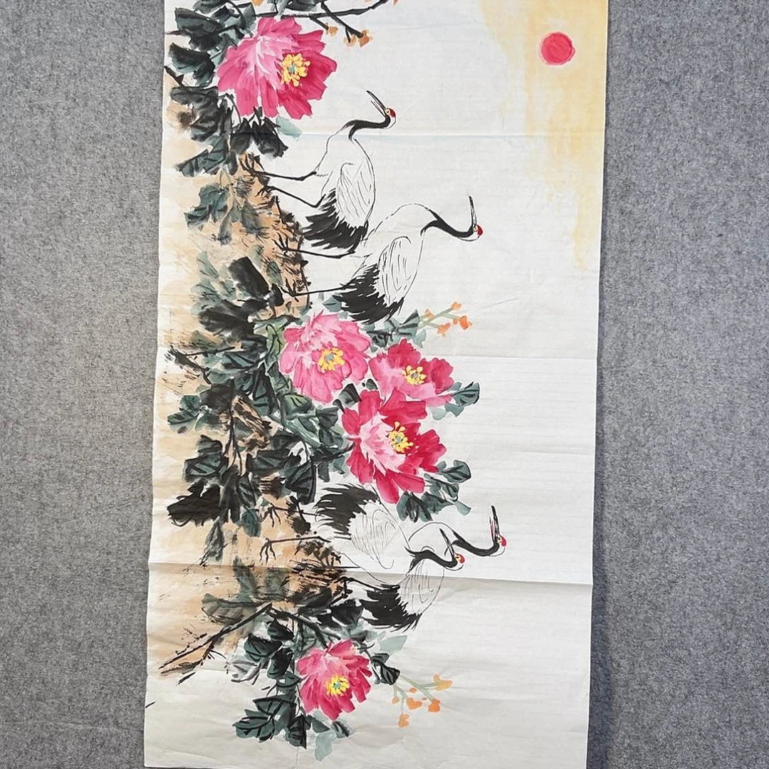 国画464 牡丹之花之香飘四时